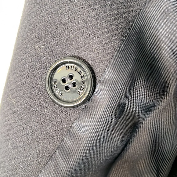 BURBERRY Double-Breasted Cropped Coat Jacket Size 4 - Picture 13 of 14